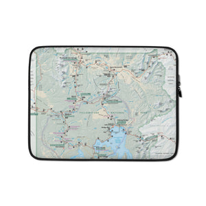 Yellowstone Map Laptop Sleeve