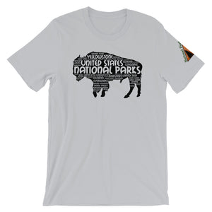 62 National Parks Bison in Black Shirt
