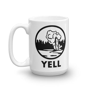 Yellowstone National Park Logo Mug