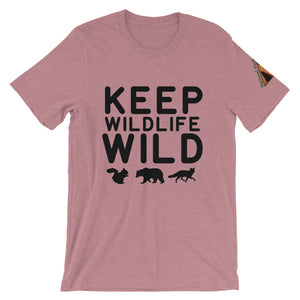 Keep Wildlife Wild Black Text