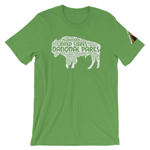 63 National Park Bison in White Shirt