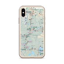 Load image into Gallery viewer, Yellowstone Map iPhone Case