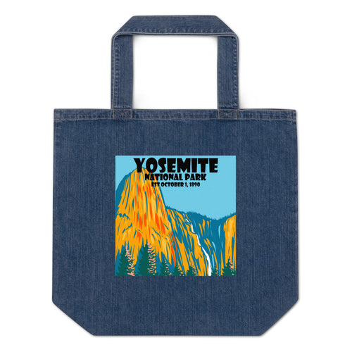 Yosemite Organic denim tote bag