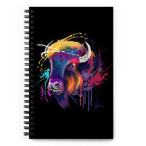 Bison Head Spiral notebook