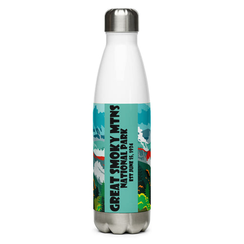 Great Smoky Mountains Stainless Steel Water Bottle
