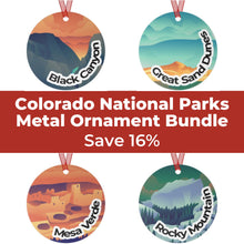 Load image into Gallery viewer, Colorado National Parks Metal Ornament Bundle