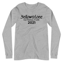 Load image into Gallery viewer, Yellowstone with customizable year Long Sleeve Shirt