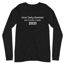 Load image into Gallery viewer, Great Smoky Mountains with customizable year Long Sleeve Shirt