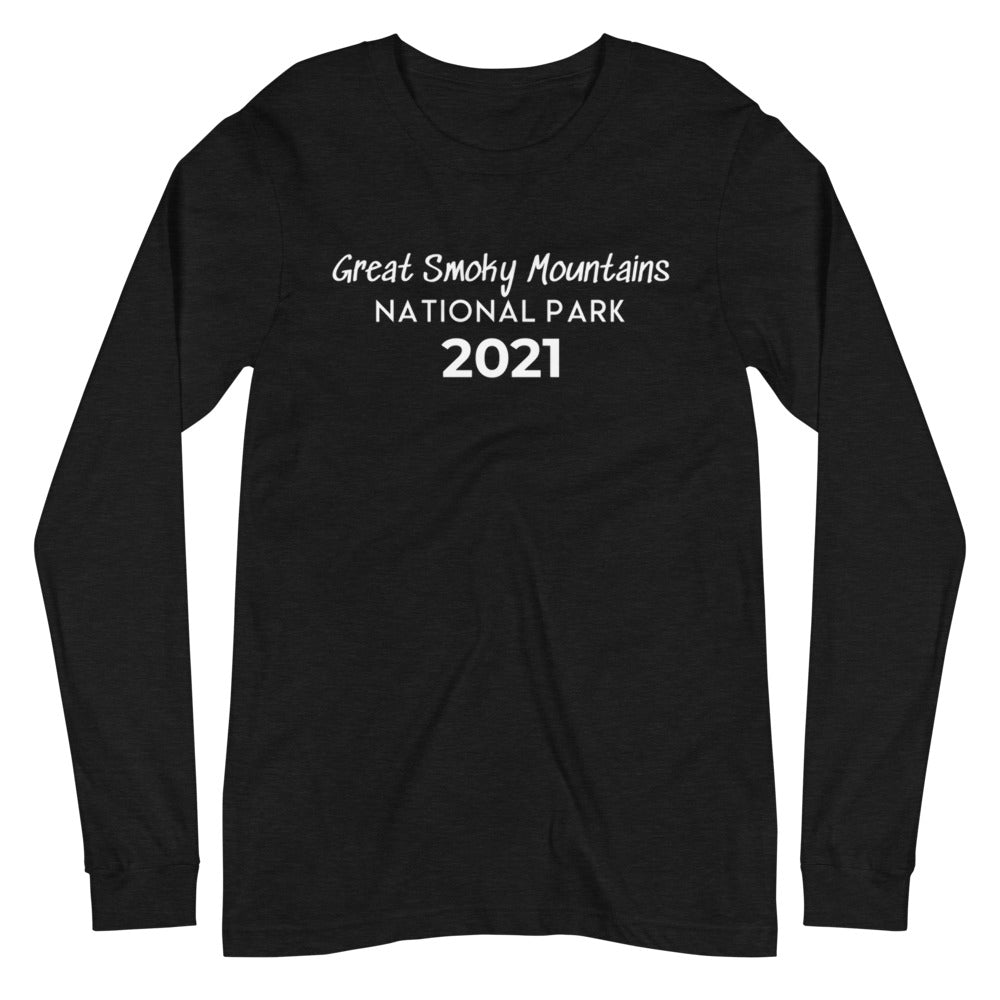 Great Smoky Mountains with customizable year Long Sleeve Shirt