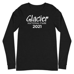 Glacier with customizable year Long Sleeve Shirt