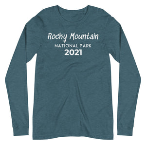 Rocky Mountain with customizable year Long Sleeve Shirt
