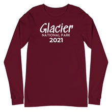 Load image into Gallery viewer, Glacier with customizable year Long Sleeve Shirt