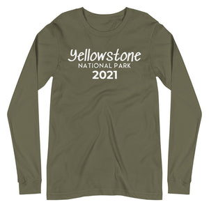 Yellowstone with customizable year Long Sleeve Shirt