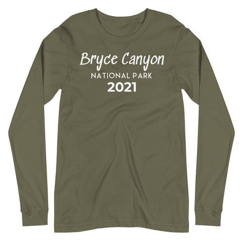 Bryce Canyon with customizable year Long Sleeve Shirt