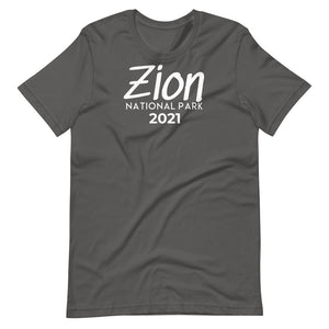 Zion with customizable year Short Sleeve T-Shirt