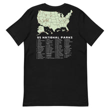 Load image into Gallery viewer, &quot;I haven&#39;t been to Every National Park&quot; Map T-Shirt