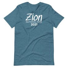 Load image into Gallery viewer, Zion with customizable year Short Sleeve T-Shirt