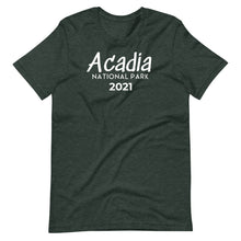 Load image into Gallery viewer, Acadia  National Park with customizable year T-Shirt