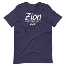 Load image into Gallery viewer, Zion with customizable year Short Sleeve T-Shirt
