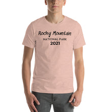 Load image into Gallery viewer, Rocky Mountain with customizable year Short Sleeve T-Shirt
