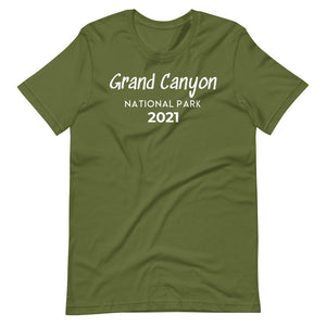 Grand Canyon with customizable year Short Sleeve T-Shirt