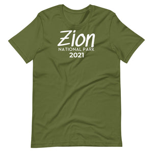 Zion with customizable year Short Sleeve T-Shirt