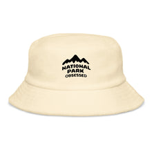 Load image into Gallery viewer, Terry Cloth Bucket Hat - National Park Obsessed