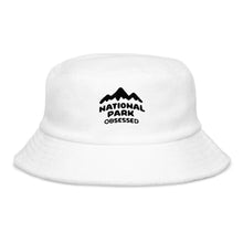 Load image into Gallery viewer, Terry Cloth Bucket Hat - National Park Obsessed