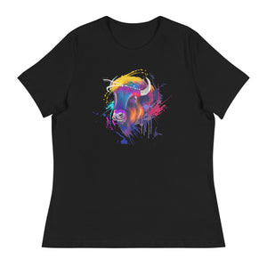 Bison Head Women's Relaxed T-Shirt