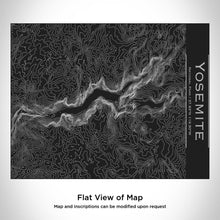 Load image into Gallery viewer, Yosemite National Park Topographic Map Water Bottle