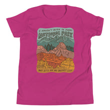 Load image into Gallery viewer, &quot;National Parks are on my Bucket List&quot; Youth T-Shirt